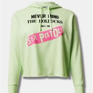 🧷Sex Pistols Crop Hoodie